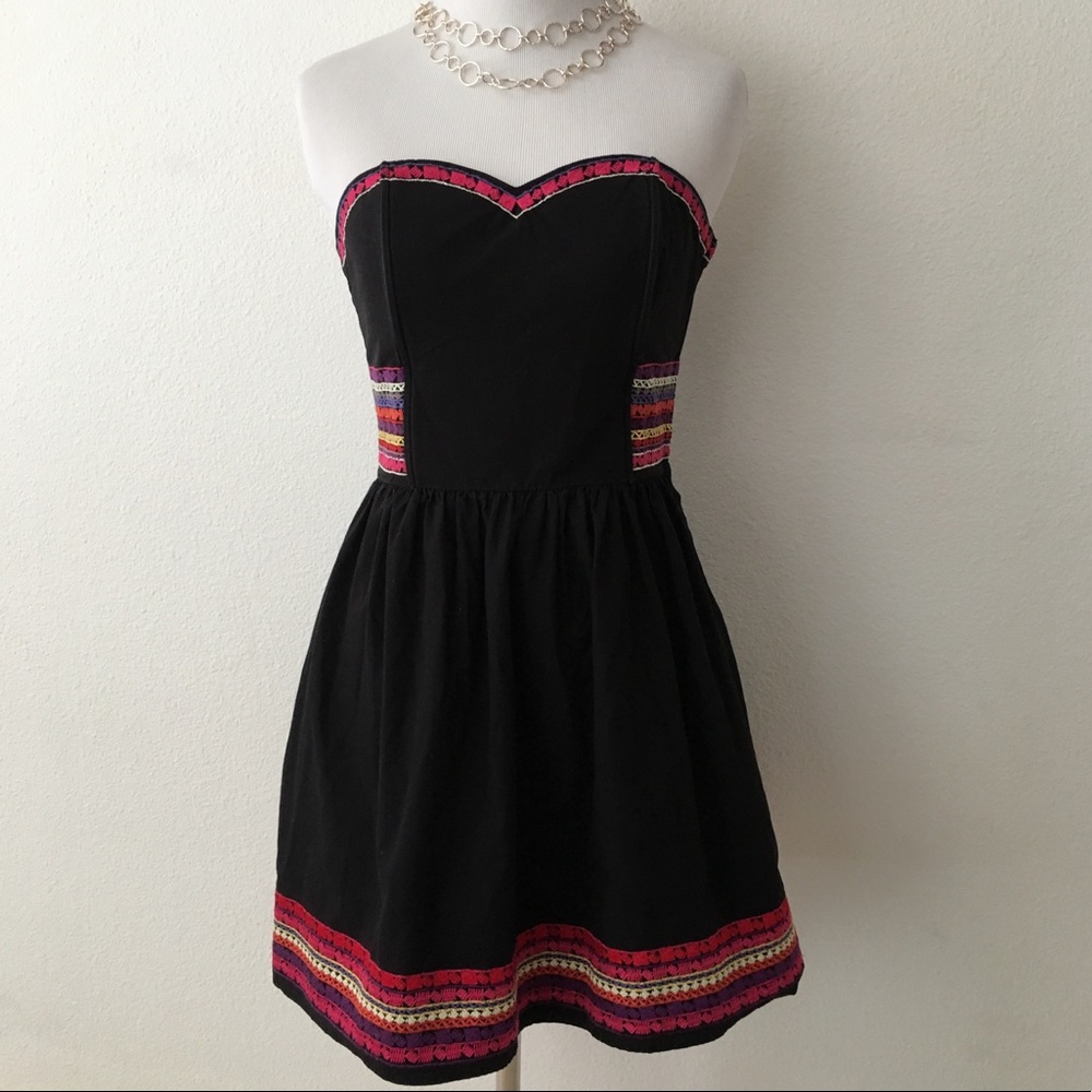 🔴 H&M | Strapless Dress - Picture 1 of 8